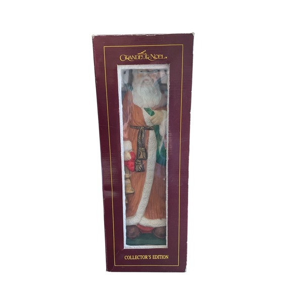 Grander Noel Santa Of The World 1900 BELGIUM Collector's Edition 13" Porcelain - Picture 9 of 11